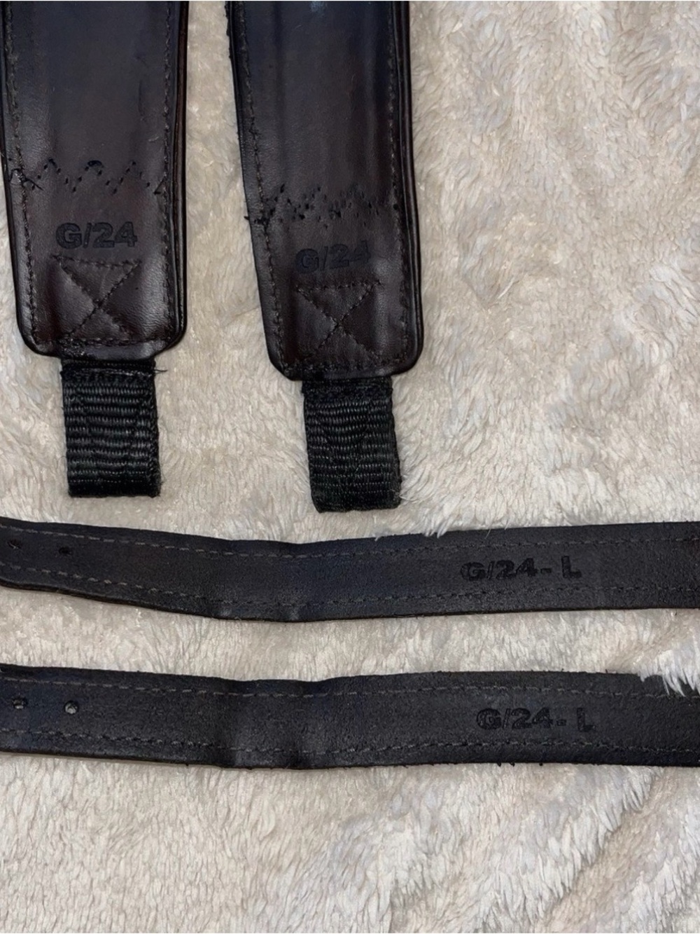 FREEJUMP PRO GRIP STIRRUP LEATHERS BROWN LARGE - Picture 5 of 5